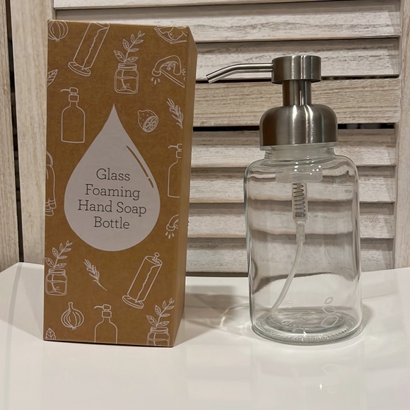 Grove Glass Foaming Hand Soap Bottle 12 oz - Picture 2 of 7